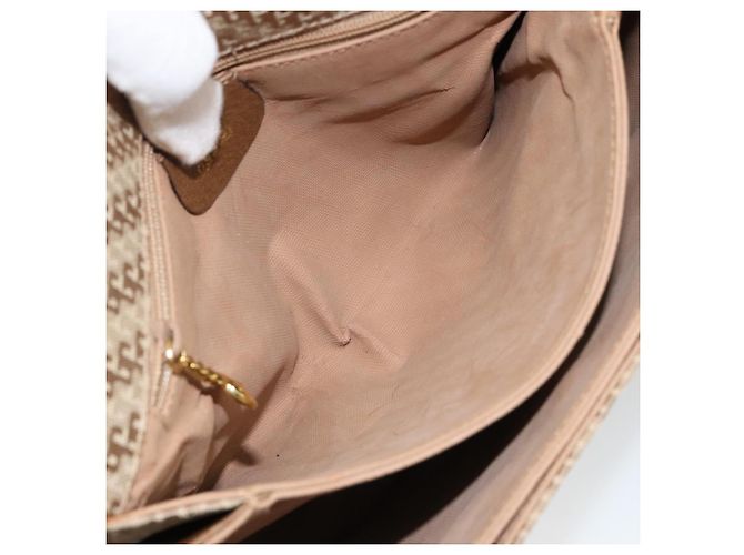 Borsa a Spalla GUCCI Tela Beige Oro 001 113 0712 Auth BA6105 D'oro - vista 22