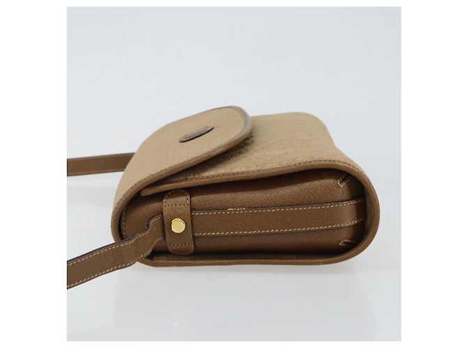Borsa a Spalla GUCCI Tela Beige Oro 001 113 0712 Auth BA6105 D'oro - vista 4