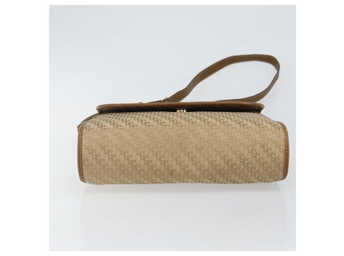 Borsa a Spalla GUCCI Tela Beige Oro 001 113 0712 Auth BA6105 D'oro - vista 5