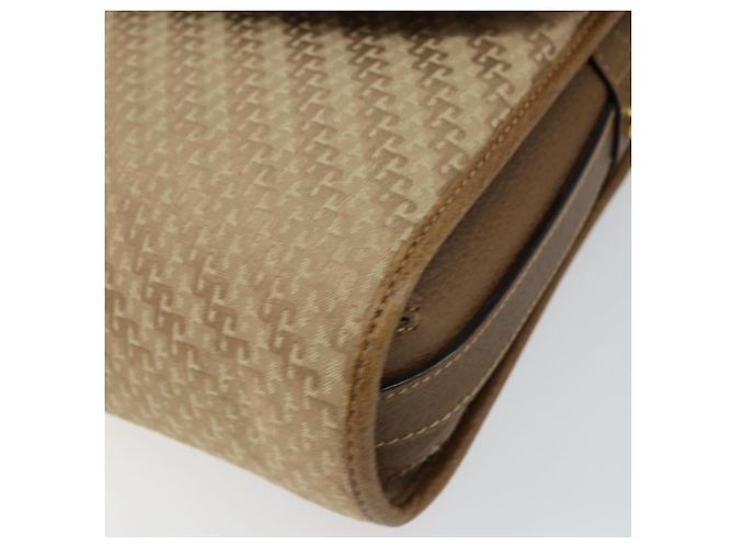 Borsa a Spalla GUCCI Tela Beige Oro 001 113 0712 Auth BA6105 D'oro - vista 9