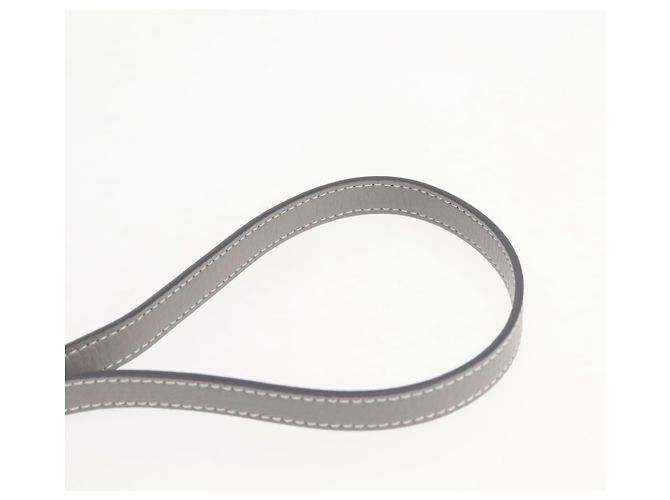 Autre Marque Stella McCartney Handtasche aus Leder 2-Wege Grau Silber Authentisch BA5955 Braun - Ansicht 15