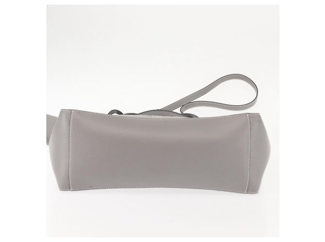 Autre Marque Stella McCartney Handtasche aus Leder 2-Wege Grau Silber Authentisch BA5955 Braun - Ansicht 6
