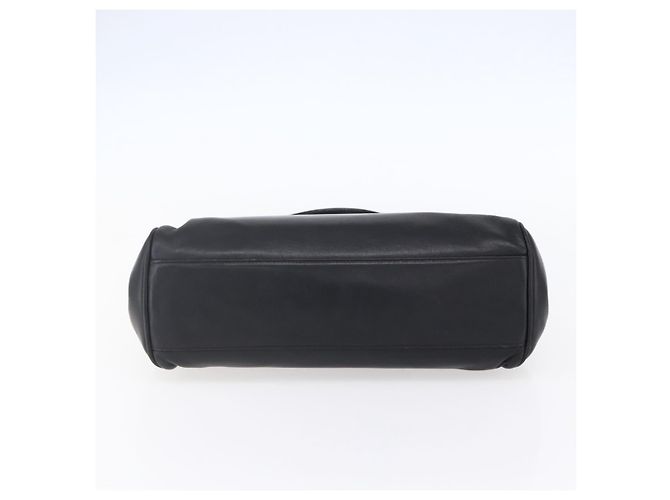 BALLY Borsa a mano in pelle nera e oro Auth 149088 Nero D'oro - vista 5