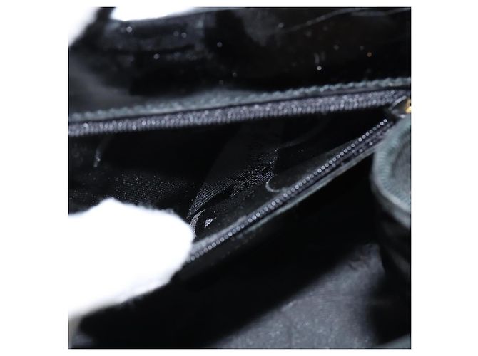 Borsa a Spalla Vala in Tela Nera e Oro Auth BA7319 di Salvatore Ferragamo Nero D'oro - vista 22