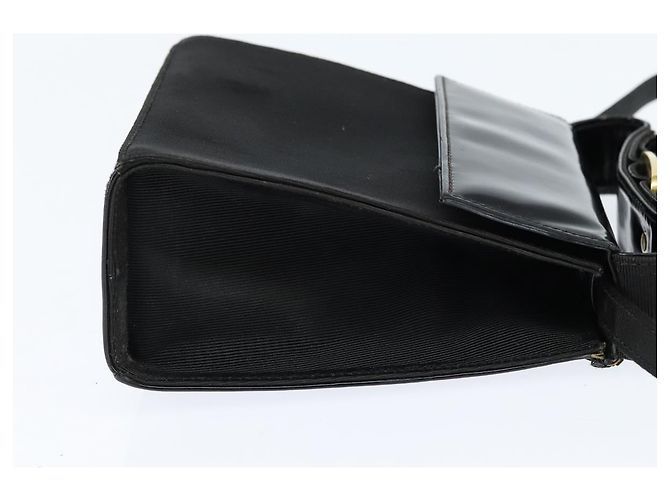 Borsa a Spalla Vala in Tela Nera e Oro Auth BA7319 di Salvatore Ferragamo Nero D'oro - vista 4