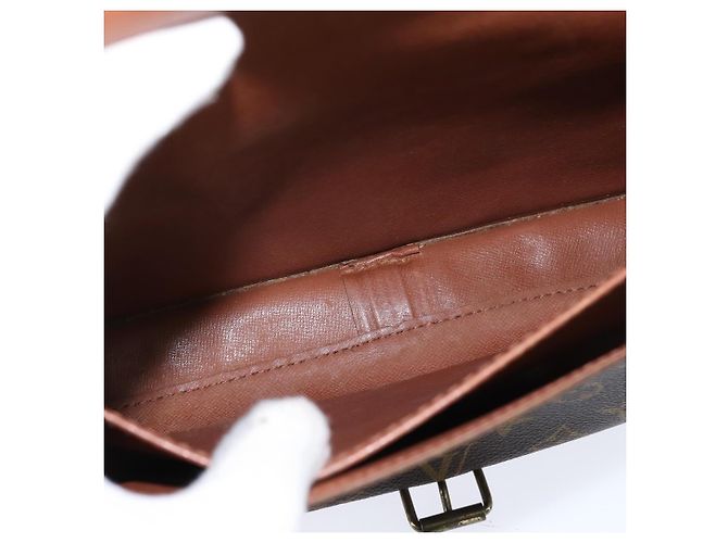 LOUIS VUITTON Borsa a Spalla Monogram Cartouchiere GM M51252 LV Auth BA7169 Monogramma - vista 11