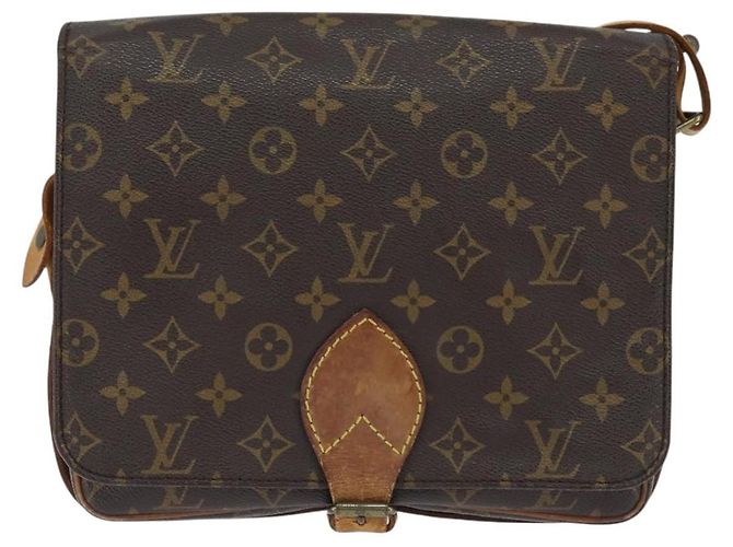 LOUIS VUITTON Borsa a Spalla Monogram Cartouchiere GM M51252 LV Auth BA7169 Monogramma - vista 13