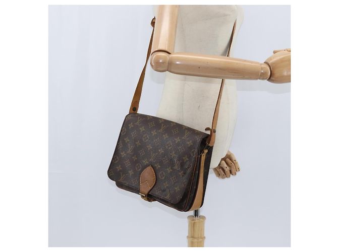 LOUIS VUITTON Borsa a Spalla Monogram Cartouchiere GM M51252 LV Auth BA7169 Monogramma - vista 24