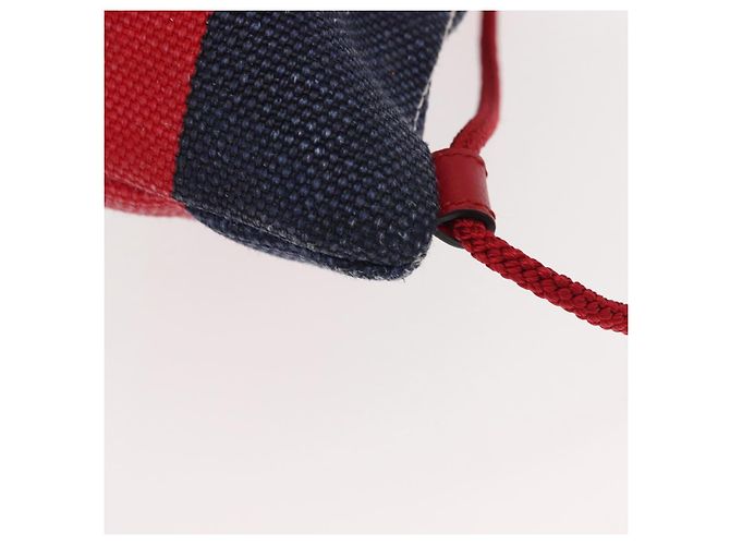 GUCCI Backpack Canvas Blue Red 473872 Auth BA7277 - view 10