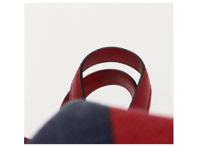 GUCCI Backpack Canvas Blue Red 473872 Auth BA7277 - view 14