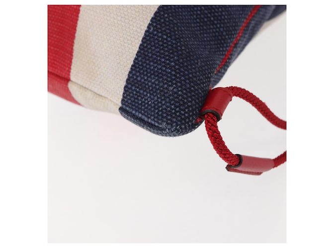 GUCCI Backpack Canvas Blue Red 473872 Auth BA7277 - view 16
