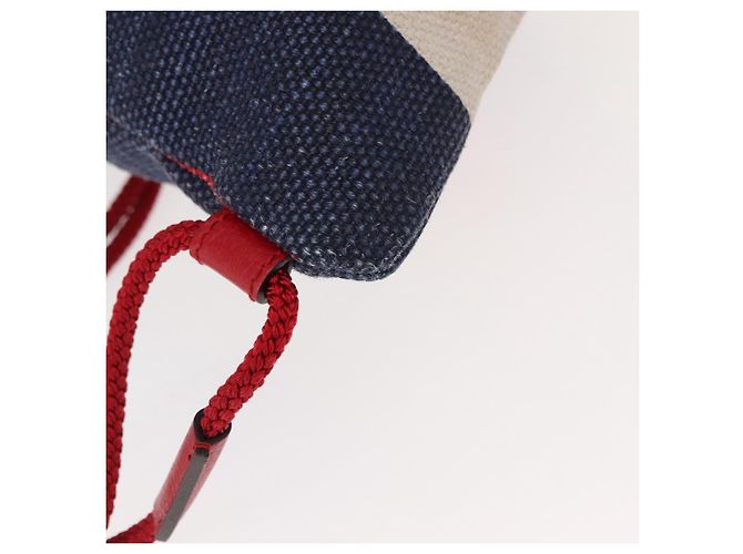 GUCCI Backpack Canvas Blue Red 473872 Auth BA7277 - view 17