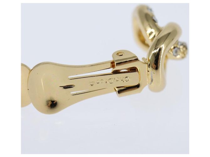 Orecchini Christian Dior in metallo dorato Auth bs30422 D'oro - vista 10