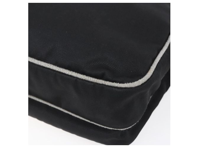 Borsa a Spalla FENDI Nylon Nero Oro Auth gh1158 D'oro - vista 17