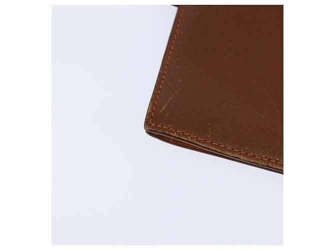 Hermès HERMES Day Planner Cover Leather Brown Orange Auth bs30416 - view 10