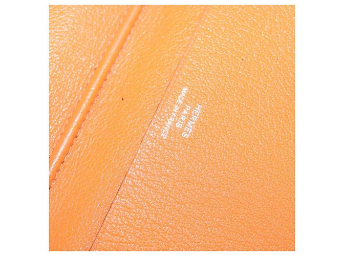 Hermès HERMES Day Planner Cover Leather Brown Orange Auth bs30416 - view 15