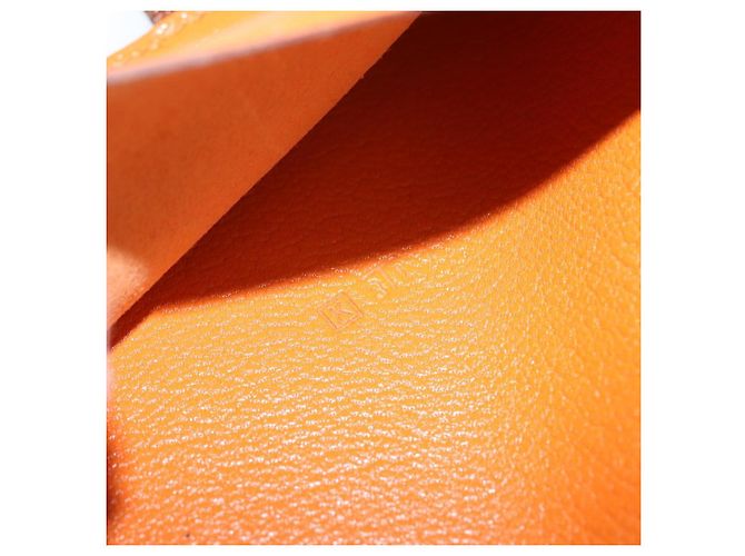 Hermès HERMES Day Planner Cover Leather Brown Orange Auth bs30416 - view 18