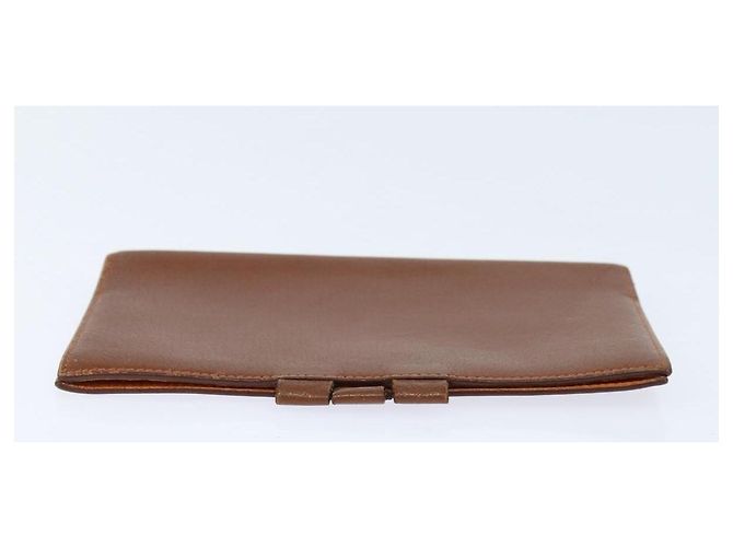 Hermès HERMES Day Planner Cover Leather Brown Orange Auth bs30416 - view 4