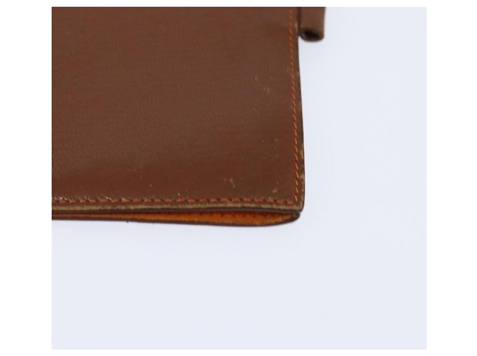 Hermès HERMES Day Planner Cover Leather Brown Orange Auth bs30416 - view 9
