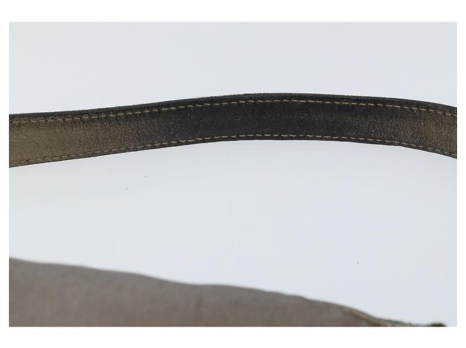 Borsa a Spalla Gancini in Pelle Argento Auth 149123 di Salvatore Ferragamo - vista 8