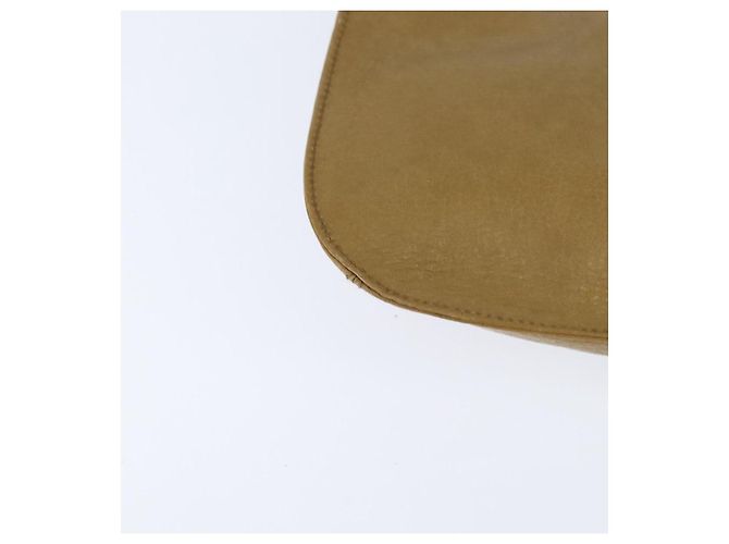 Cartier Borsa a Spalla in Pelle Beige Oro Auth BA7353 D'oro - vista 15