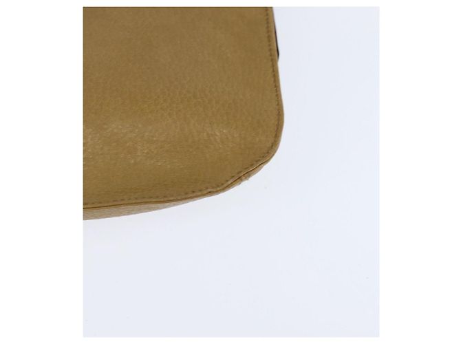Cartier Borsa a Spalla in Pelle Beige Oro Auth BA7353 D'oro - vista 16