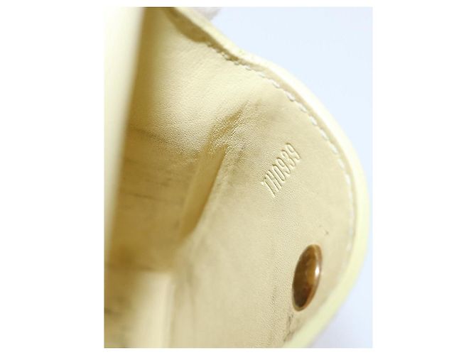 LOUIS VUITTON Portafoglio Walker Monogram Vernis Giallo Lime M91074 LV Auth BA6985 D'oro - vista 12