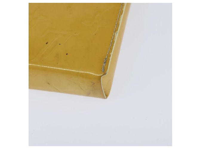 LOUIS VUITTON Portafoglio Walker Monogram Vernis Giallo Lime M91074 LV Auth BA6985 D'oro - vista 16