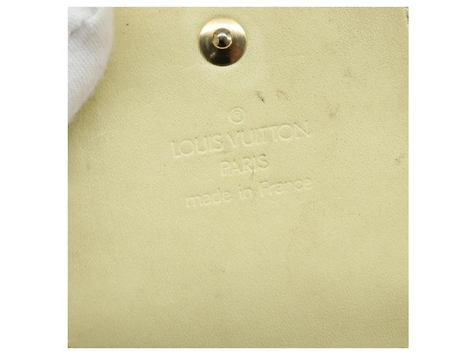 LOUIS VUITTON Portafoglio Walker Monogram Vernis Giallo Lime M91074 LV Auth BA6985 D'oro - vista 18