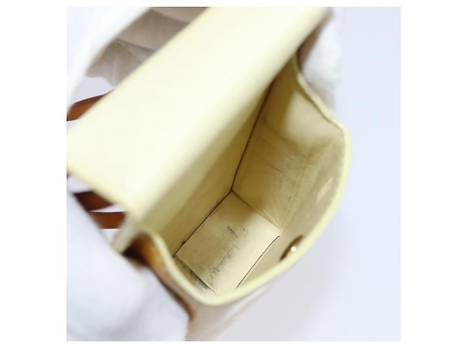 LOUIS VUITTON Portafoglio Walker Monogram Vernis Giallo Lime M91074 LV Auth BA6985 D'oro - vista 19