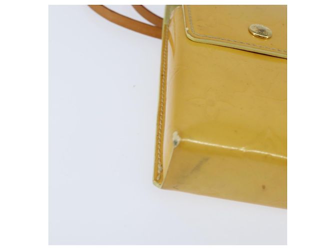 LOUIS VUITTON Portafoglio Walker Monogram Vernis Giallo Lime M91074 LV Auth BA6985 D'oro - vista 9