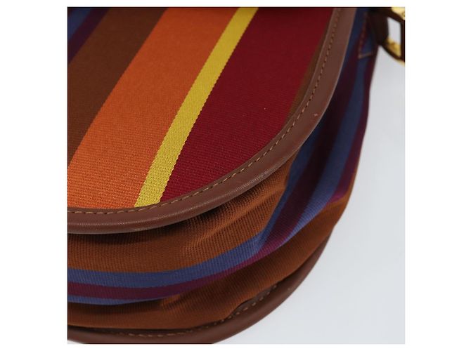 Céline CELINE Shoulder Bag Canvas Multicolor Gold Auth 130839V - view 14