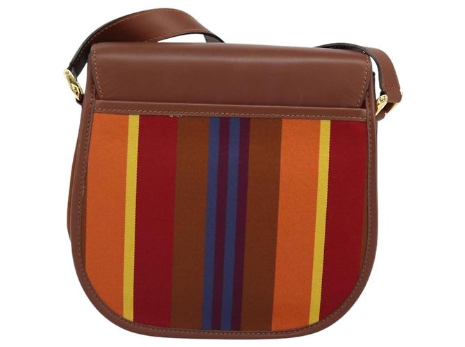 Céline CELINE Shoulder Bag Canvas Multicolor Gold Auth 130839V - view 2