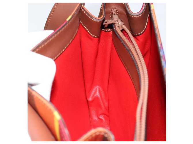 Céline CELINE Shoulder Bag Canvas Multicolor Gold Auth 130839V - view 20