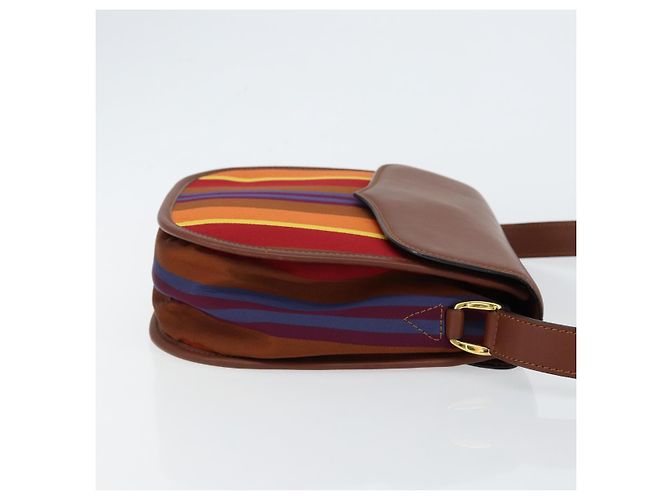 Céline CELINE Shoulder Bag Canvas Multicolor Gold Auth 130839V - view 3