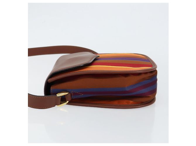 Céline CELINE Shoulder Bag Canvas Multicolor Gold Auth 130839V - view 4