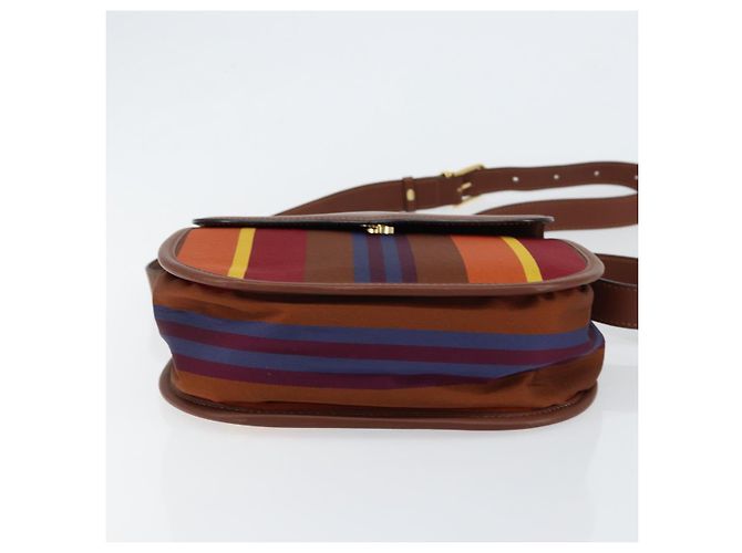 Céline CELINE Shoulder Bag Canvas Multicolor Gold Auth 130839V - view 5