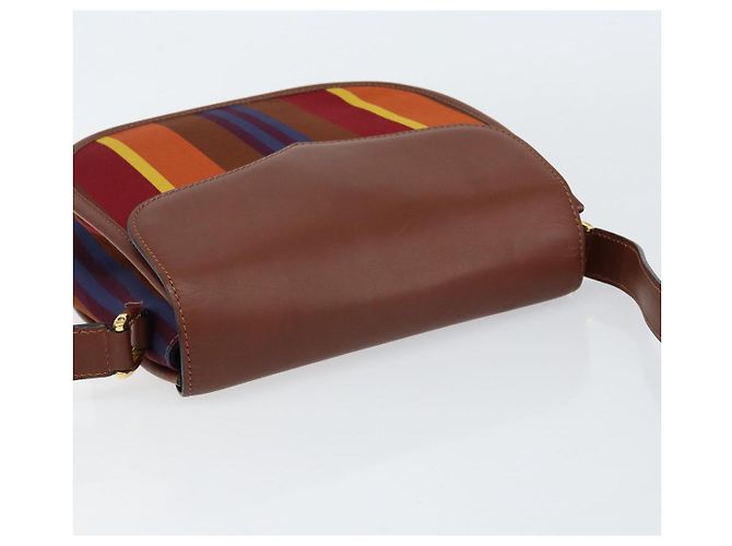 Céline CELINE Shoulder Bag Canvas Multicolor Gold Auth 130839V - view 6