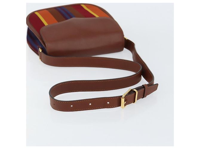 Céline CELINE Shoulder Bag Canvas Multicolor Gold Auth 130839V - view 7