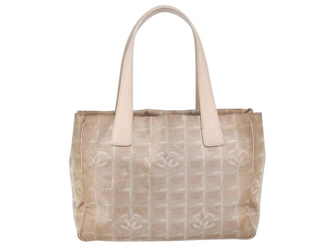 CHANEL Nuova Borsa Tote da Viaggio in Nylon Rosa CC Auth BA7298 - vista 13