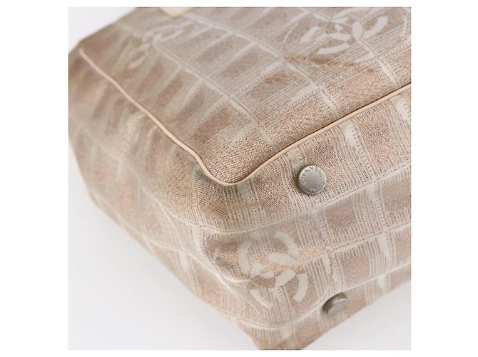 CHANEL Nuova Borsa Tote da Viaggio in Nylon Rosa CC Auth BA7298 - vista 16