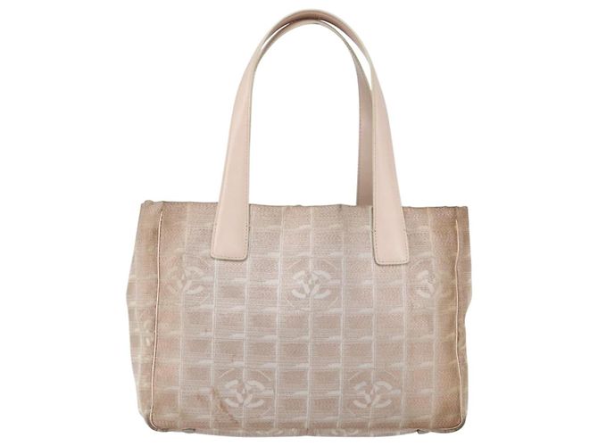 CHANEL Nuova Borsa Tote da Viaggio in Nylon Rosa CC Auth BA7298 - vista 2