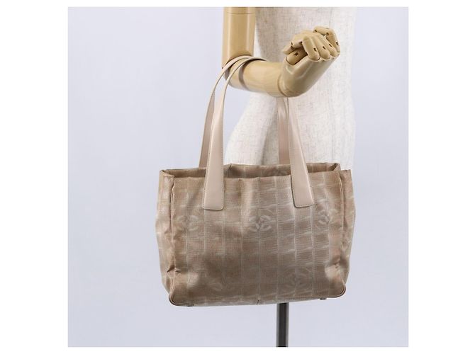 CHANEL Nuova Borsa Tote da Viaggio in Nylon Rosa CC Auth BA7298 - vista 22