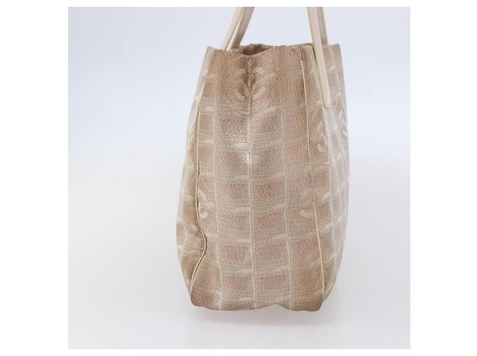 CHANEL Nuova Borsa Tote da Viaggio in Nylon Rosa CC Auth BA7298 - vista 4