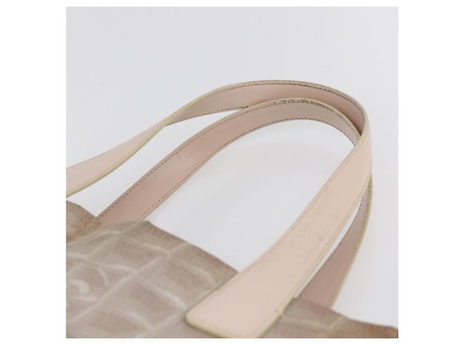 CHANEL Nuova Borsa Tote da Viaggio in Nylon Rosa CC Auth BA7298 - vista 8