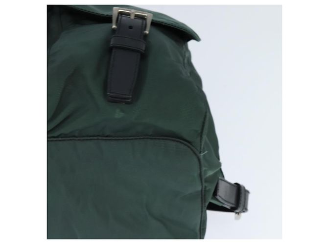 PRADA Rucksack aus Nylon Khaki Silber authentisch 121319 - Ansicht 15