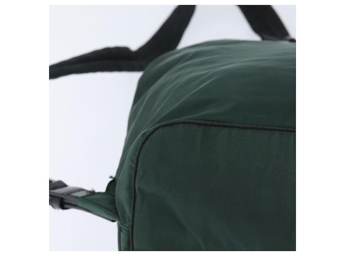 PRADA Rucksack aus Nylon Khaki Silber authentisch 121319 - Ansicht 16