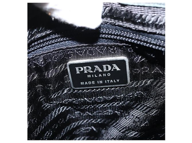 PRADA Rucksack aus Nylon Khaki Silber authentisch 121319 - Ansicht 19