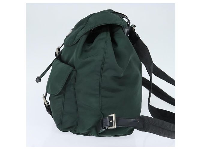PRADA Rucksack aus Nylon Khaki Silber authentisch 121319 - Ansicht 3