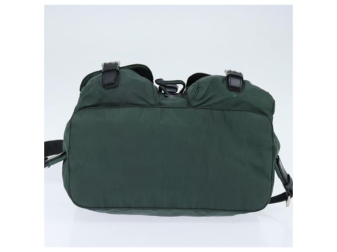 PRADA Rucksack aus Nylon Khaki Silber authentisch 121319 - Ansicht 5